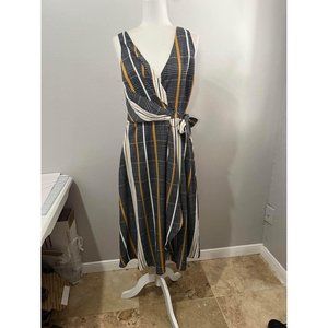 One one Six Wrap  Midi Printed Size Medium